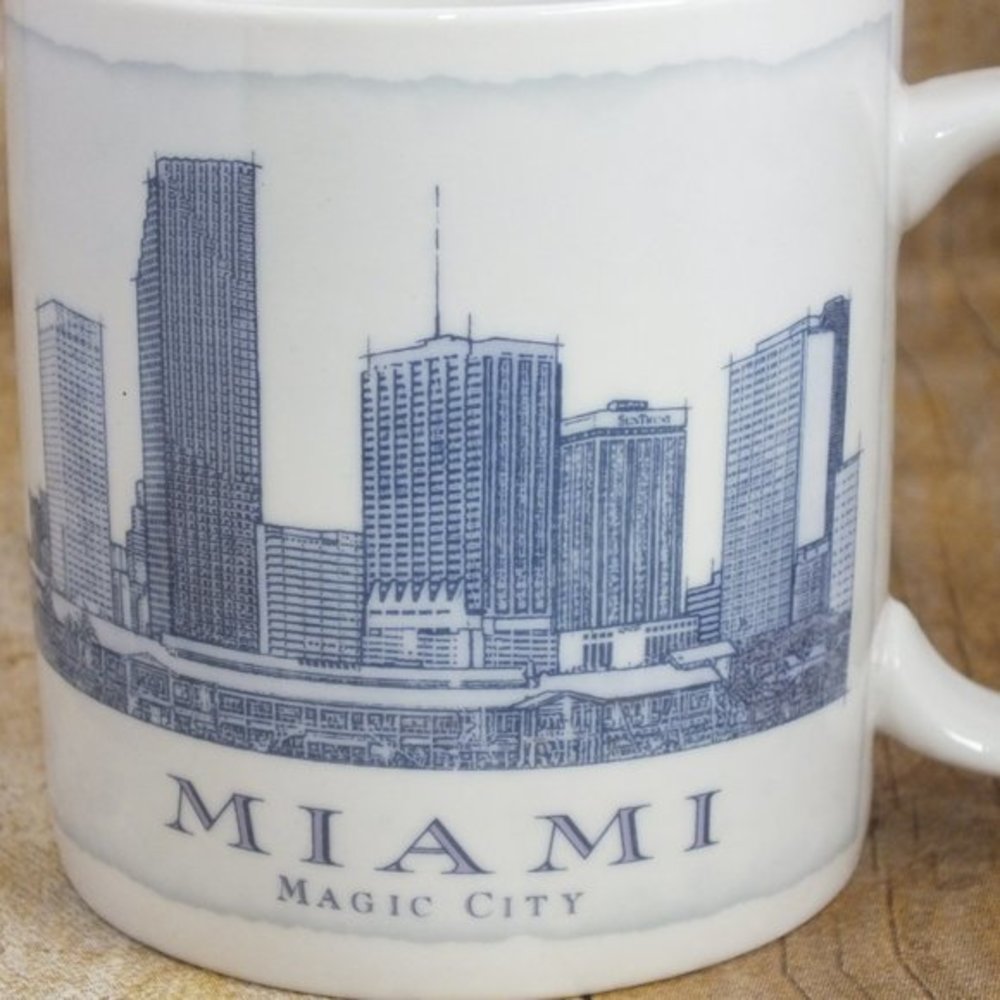Starbucks Mug MIAMI Architectural 18oz - Picture 2 of 6